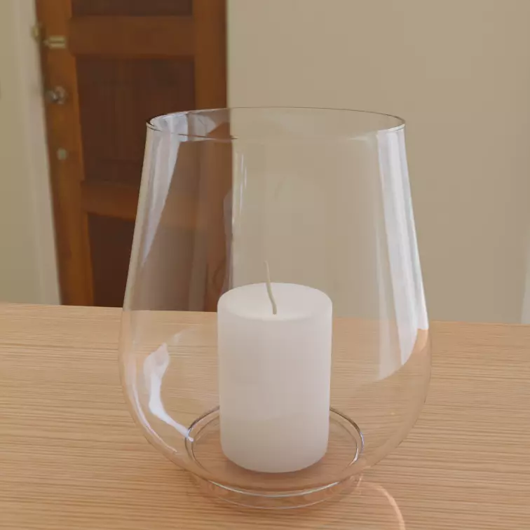 Candle Bowl 3D model_0