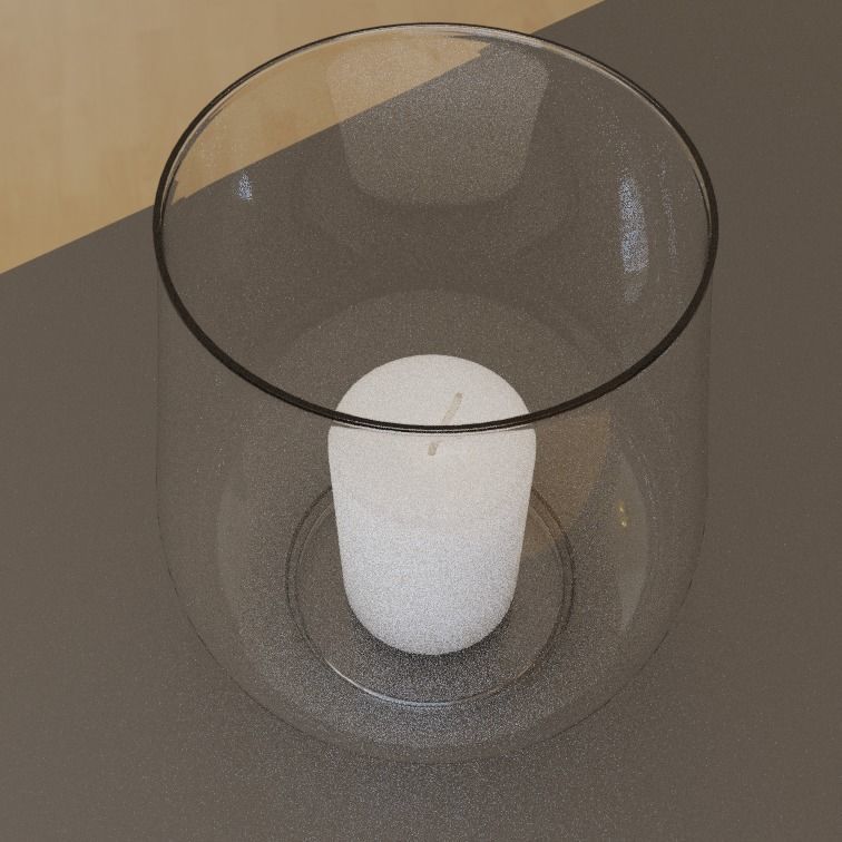 Candle Bowl 3D model_3