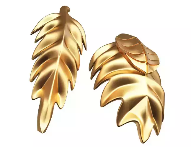 Leave Carving Plaster Molding Decoration