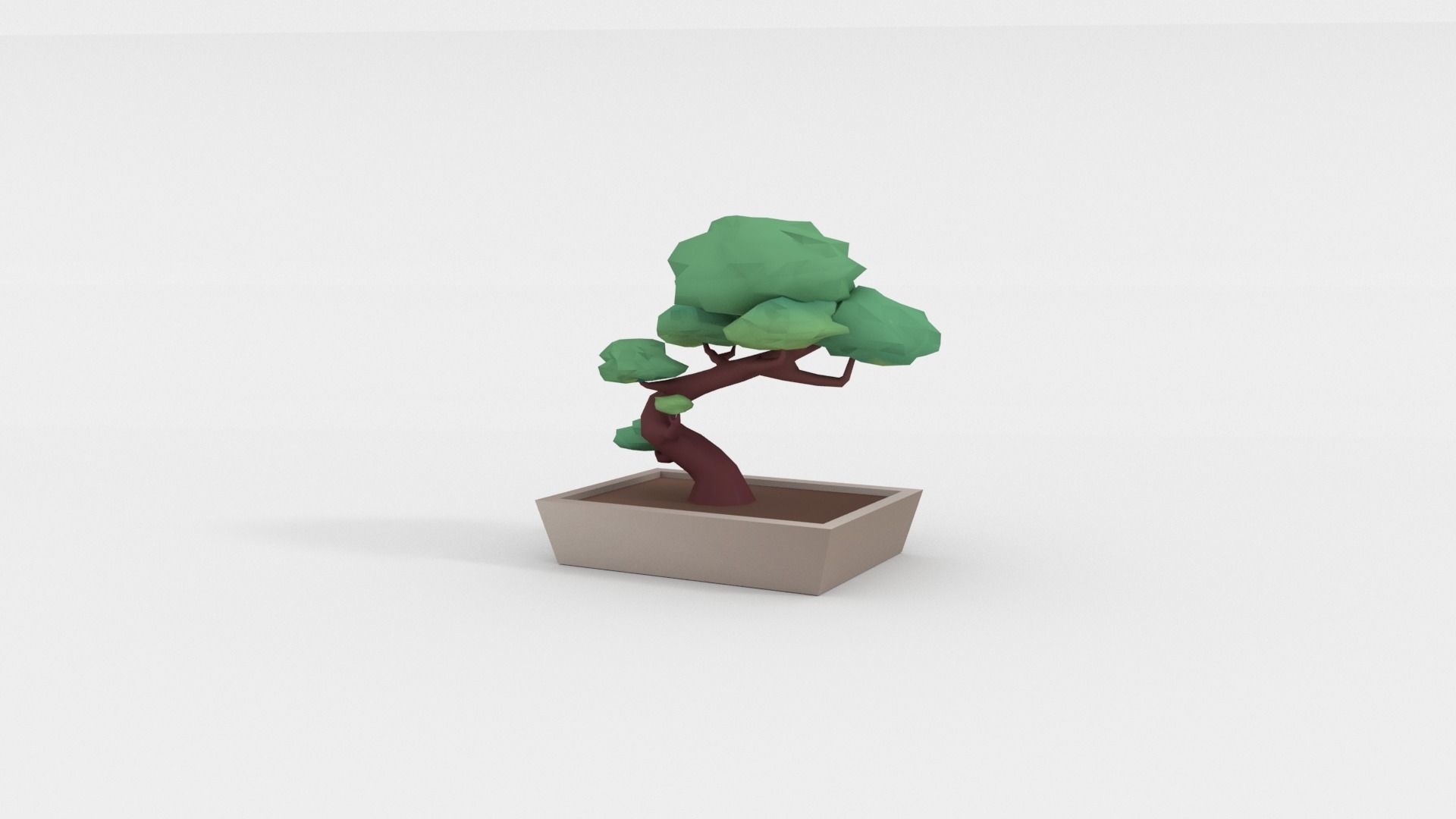 Low-poly popular indoor plant collection 3D model_7