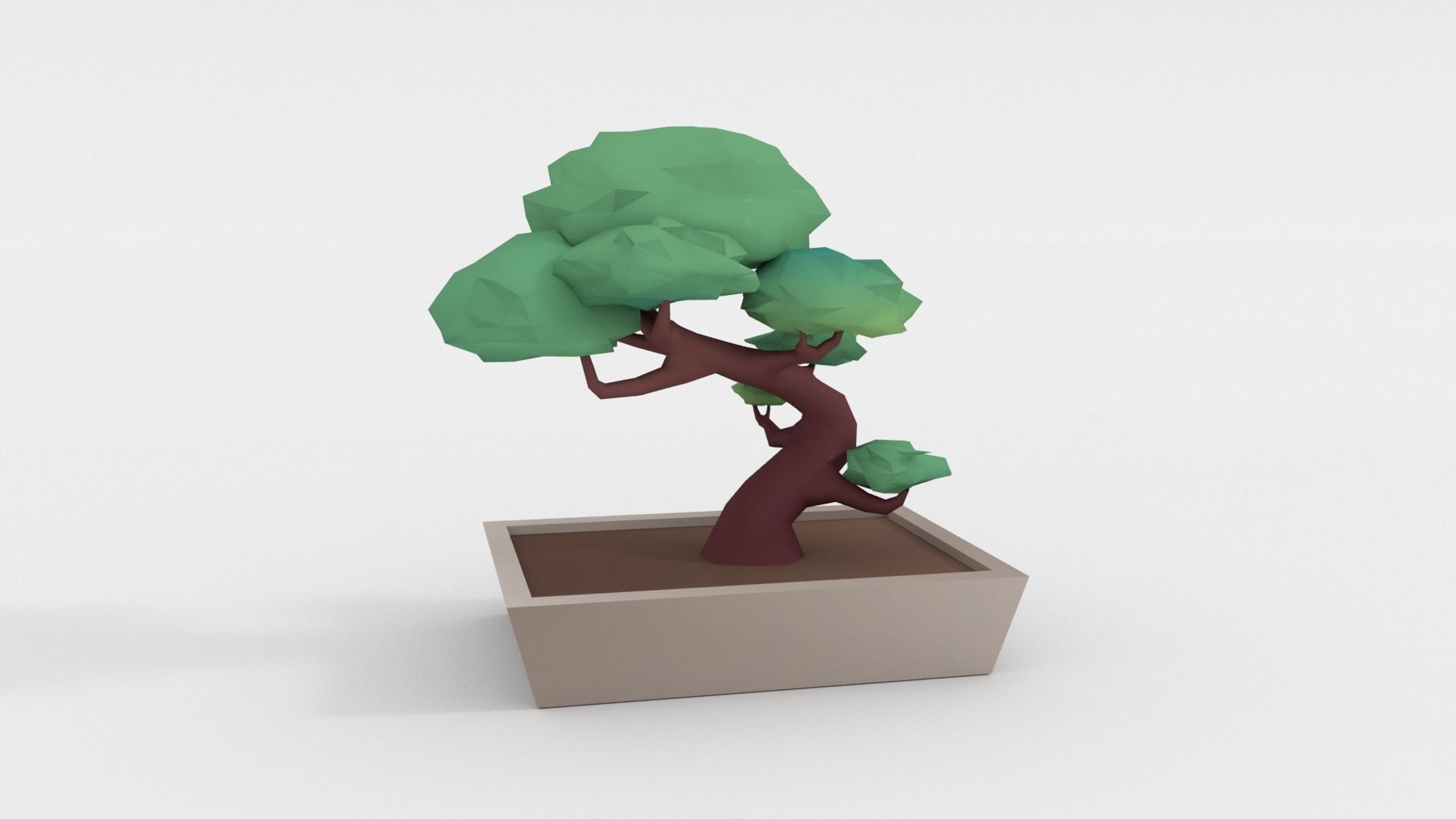 Low-poly popular indoor plant collection 3D model_5