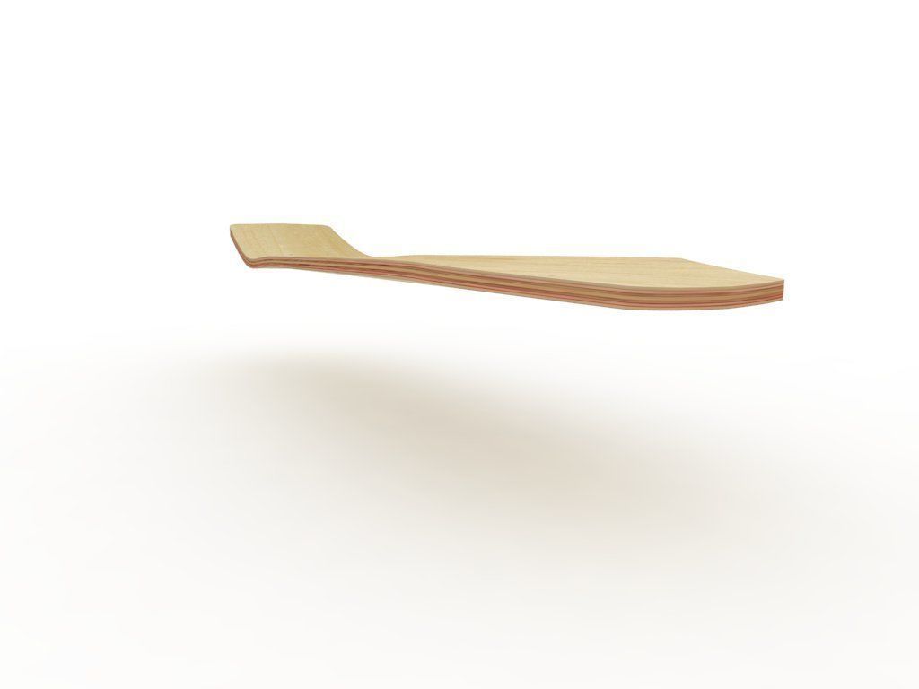 Old school shape skateboard mold- ready to be milled 3D model_12