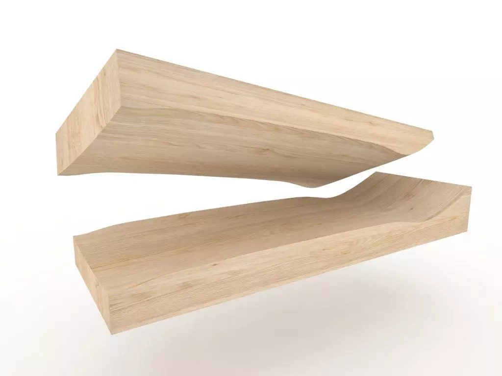 Old school shape skateboard mold- ready to be milled 3D model_0