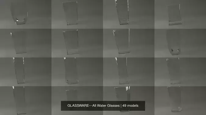GLASSWARE---All Water Glasses