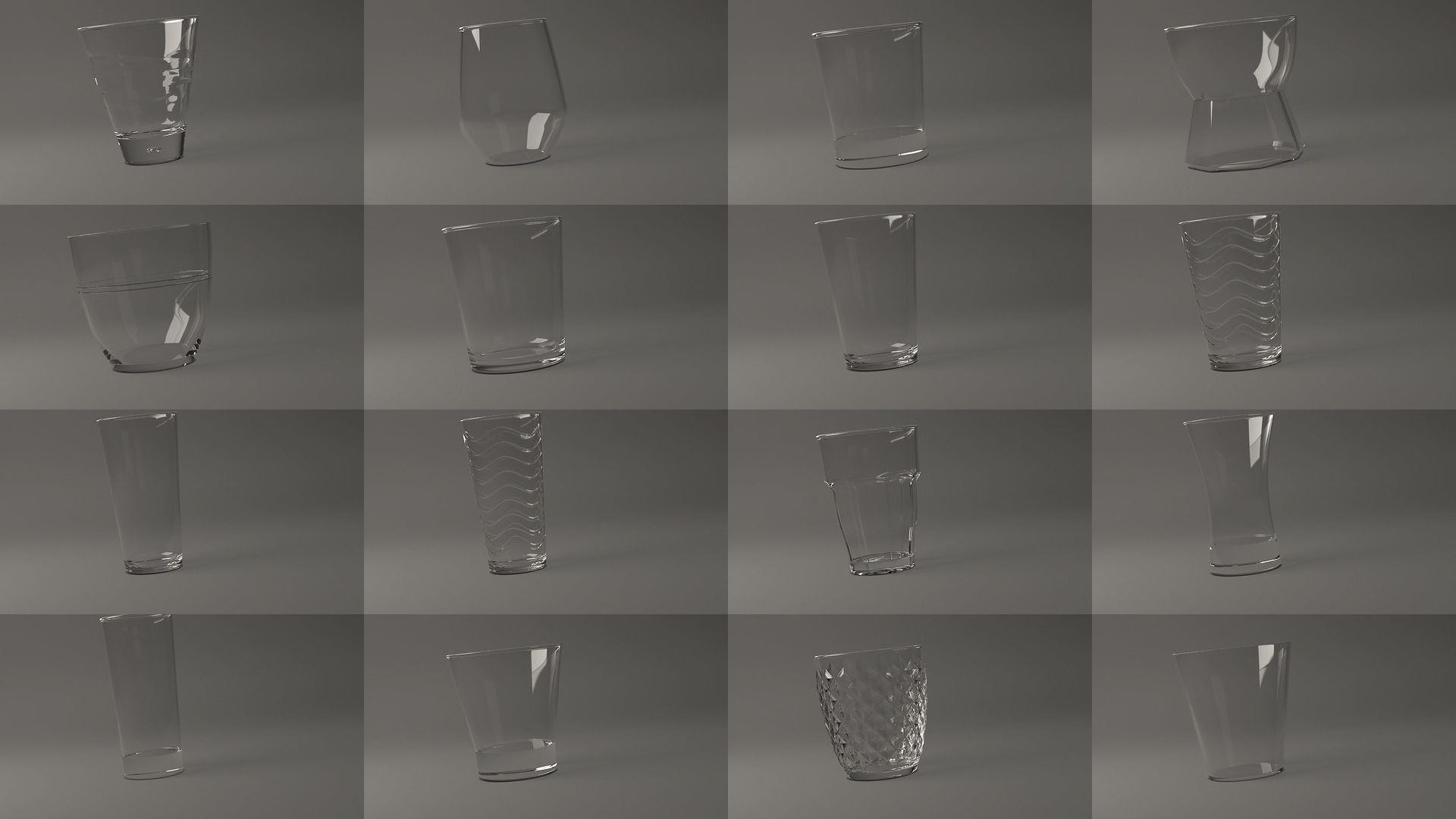 GLASSWARE---All Glasses 3D Model Collection_7