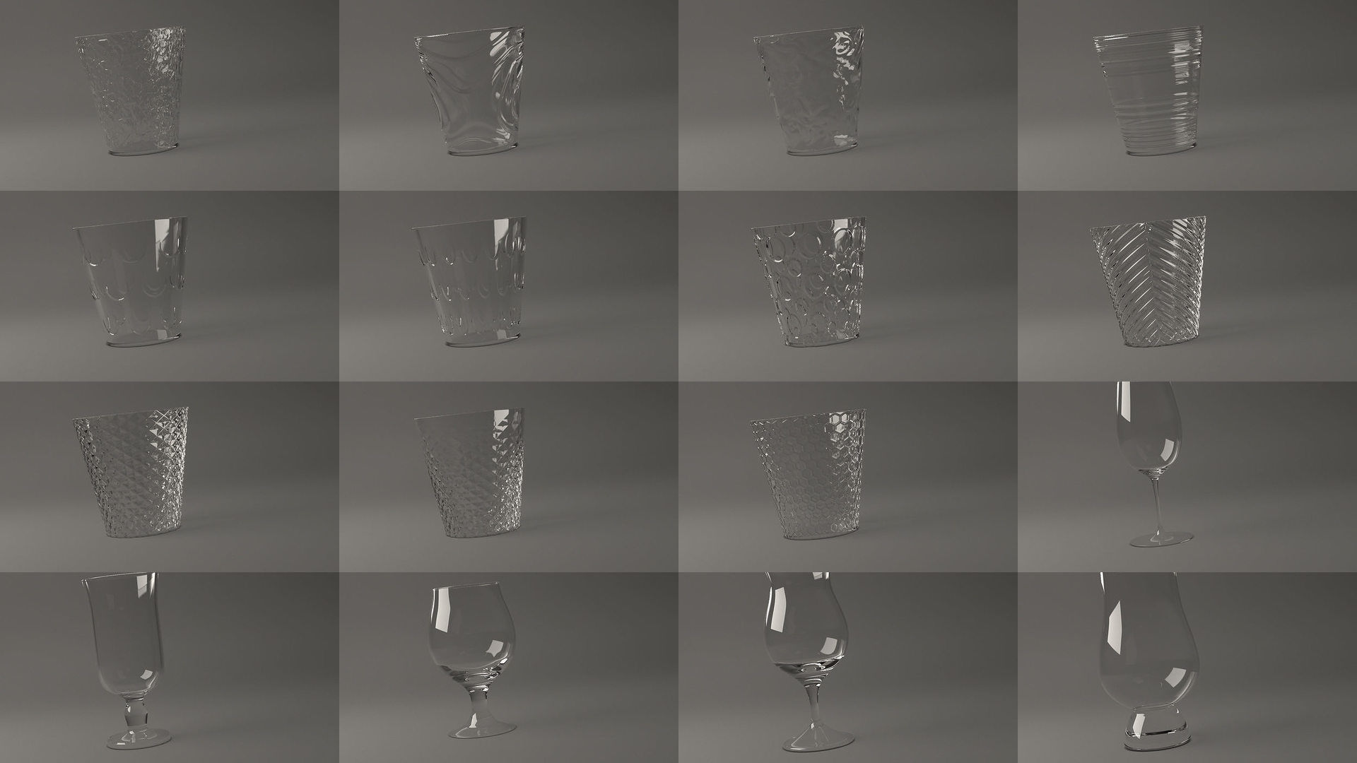 GLASSWARE---All Glasses 3D Model Collection_9