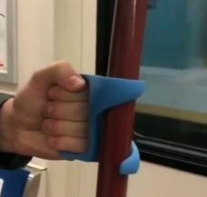 Corona Virus  Hygienic Handle 3D model_4