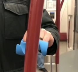 Corona Virus  Hygienic Handle 3D model_3