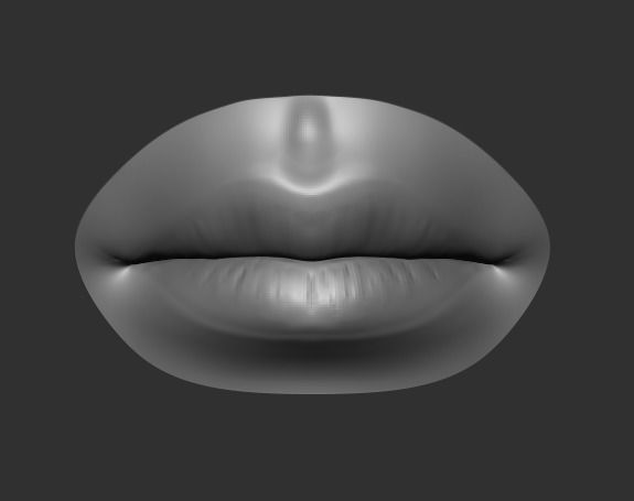 Female Mouth Pack 3D model_3