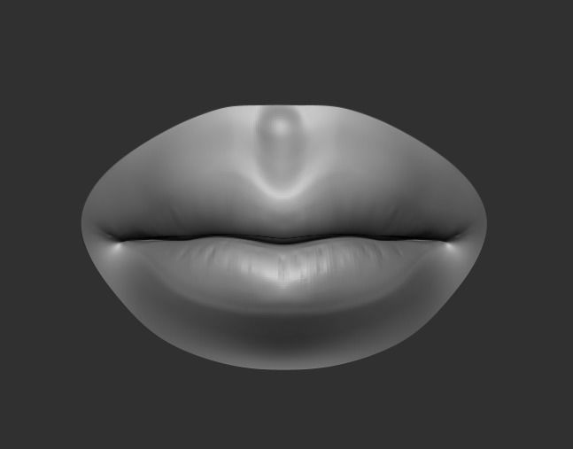 Female Mouth Pack 3D model_9