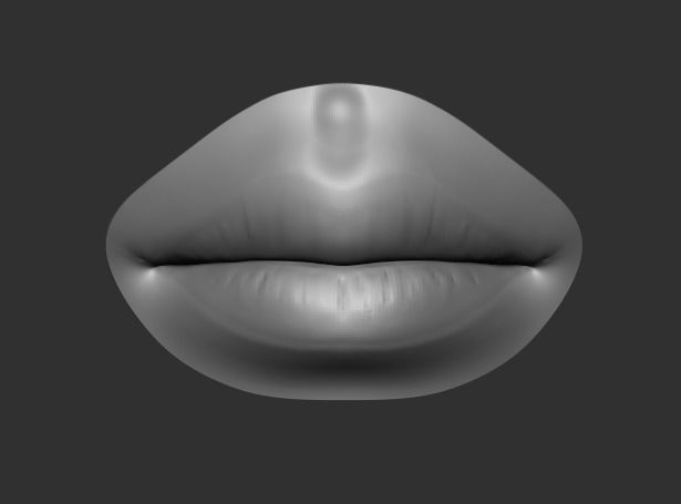 Female Mouth Pack 3D model_8
