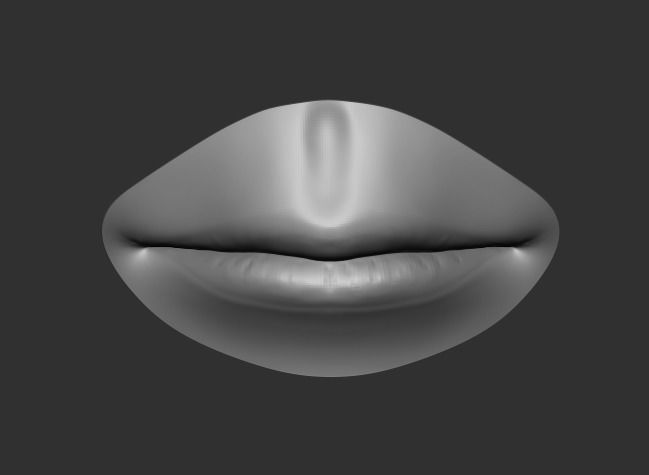Female Mouth Pack 3D model_7