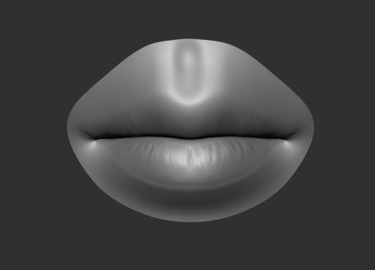 Female Mouth Pack 3D model_6