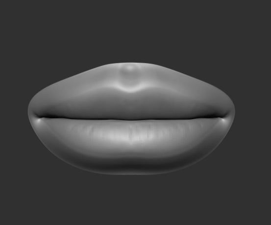 Female Mouth Pack 3D model_4