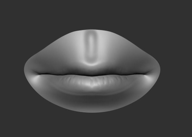 Female Mouth Pack 3D model_10