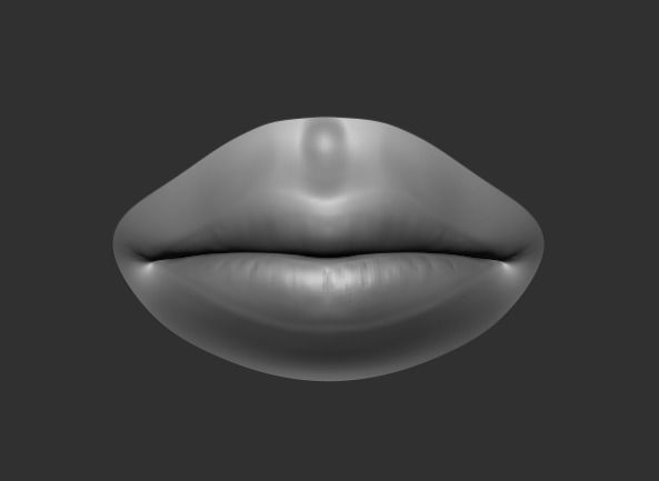 Female Mouth Pack 3D model_5