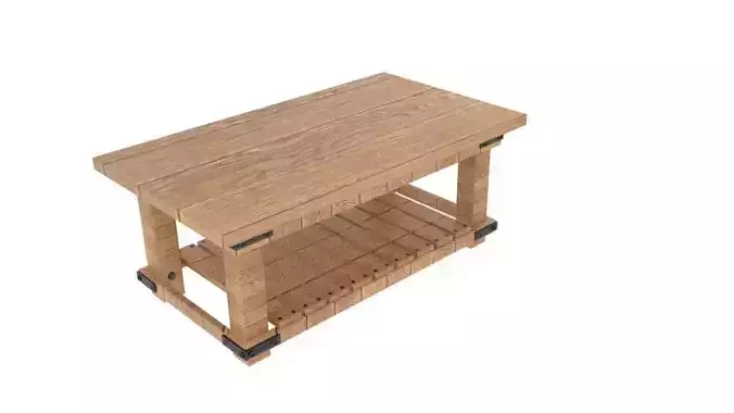 Cameron Coffee Plank Table