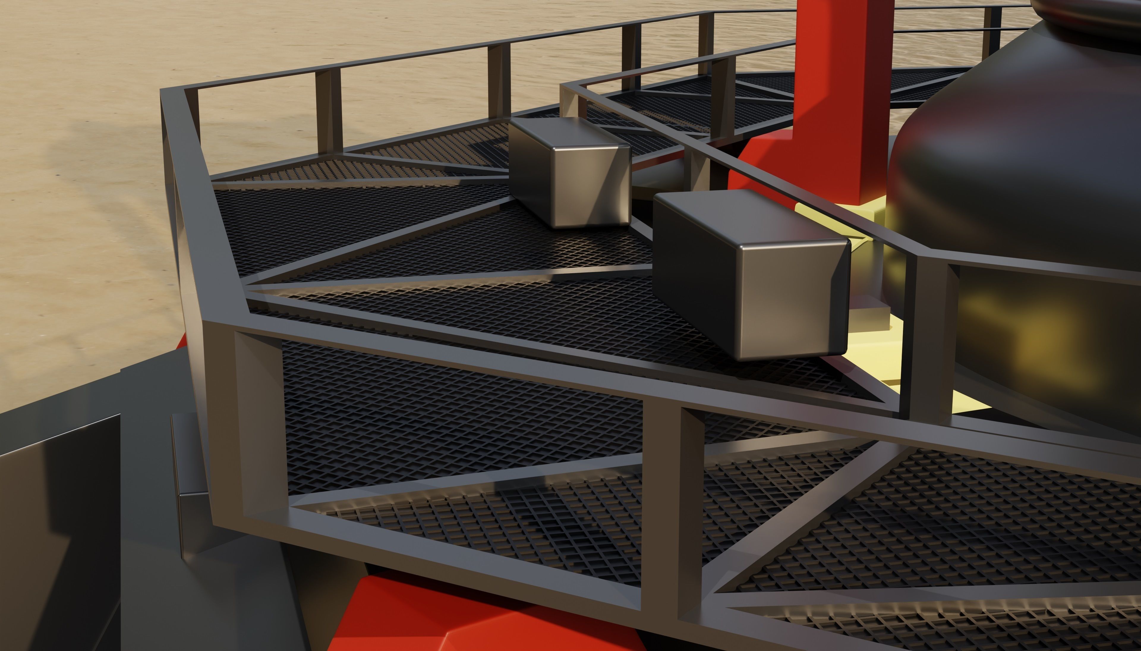 Power Plant or Energy Station from Command and Conquer game Free 3D model_5