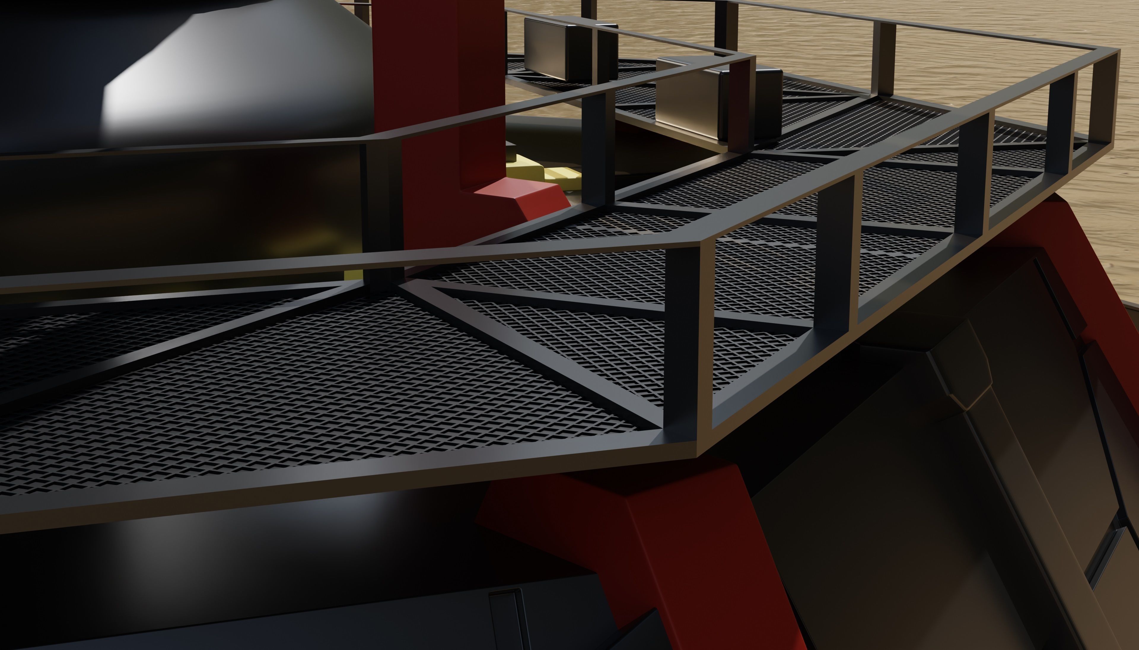 Power Plant or Energy Station from Command and Conquer game Free 3D model_6