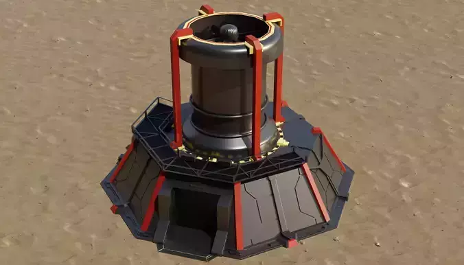 Power Plant or Energy Station from Command and Conquer game  Free 3D model