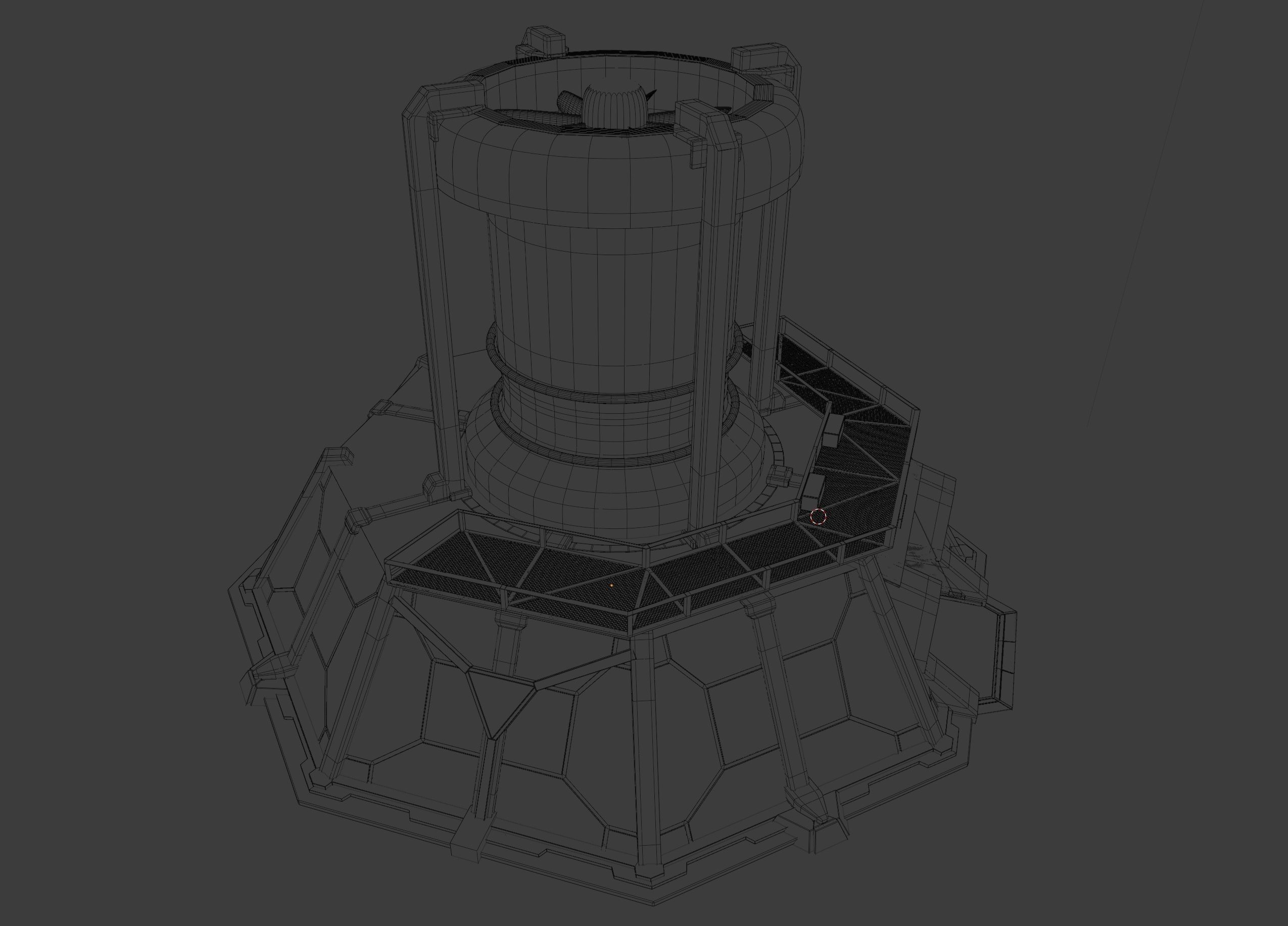 Power Plant or Energy Station from Command and Conquer game Free 3D model_10