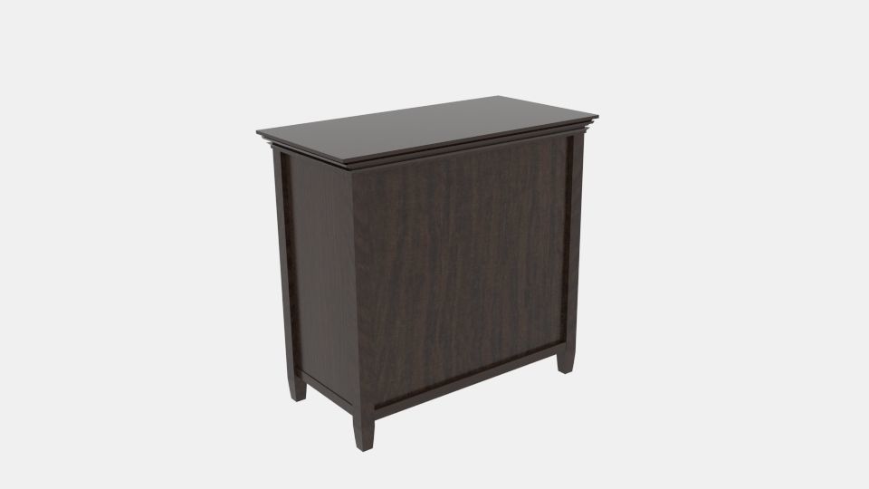Amherst Accent Drawer Low-poly 3D model_2