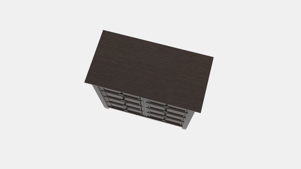 Amherst Accent Drawer Low-poly 3D model_1