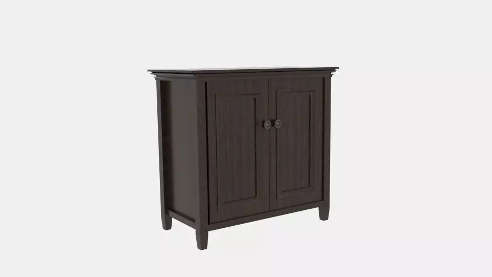 Amherst Accent Double Cabinet Low-poly 3D model_0