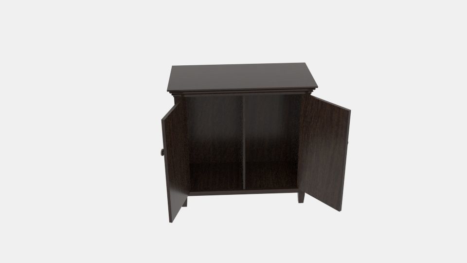 Amherst Accent Double Cabinet Low-poly 3D model_3