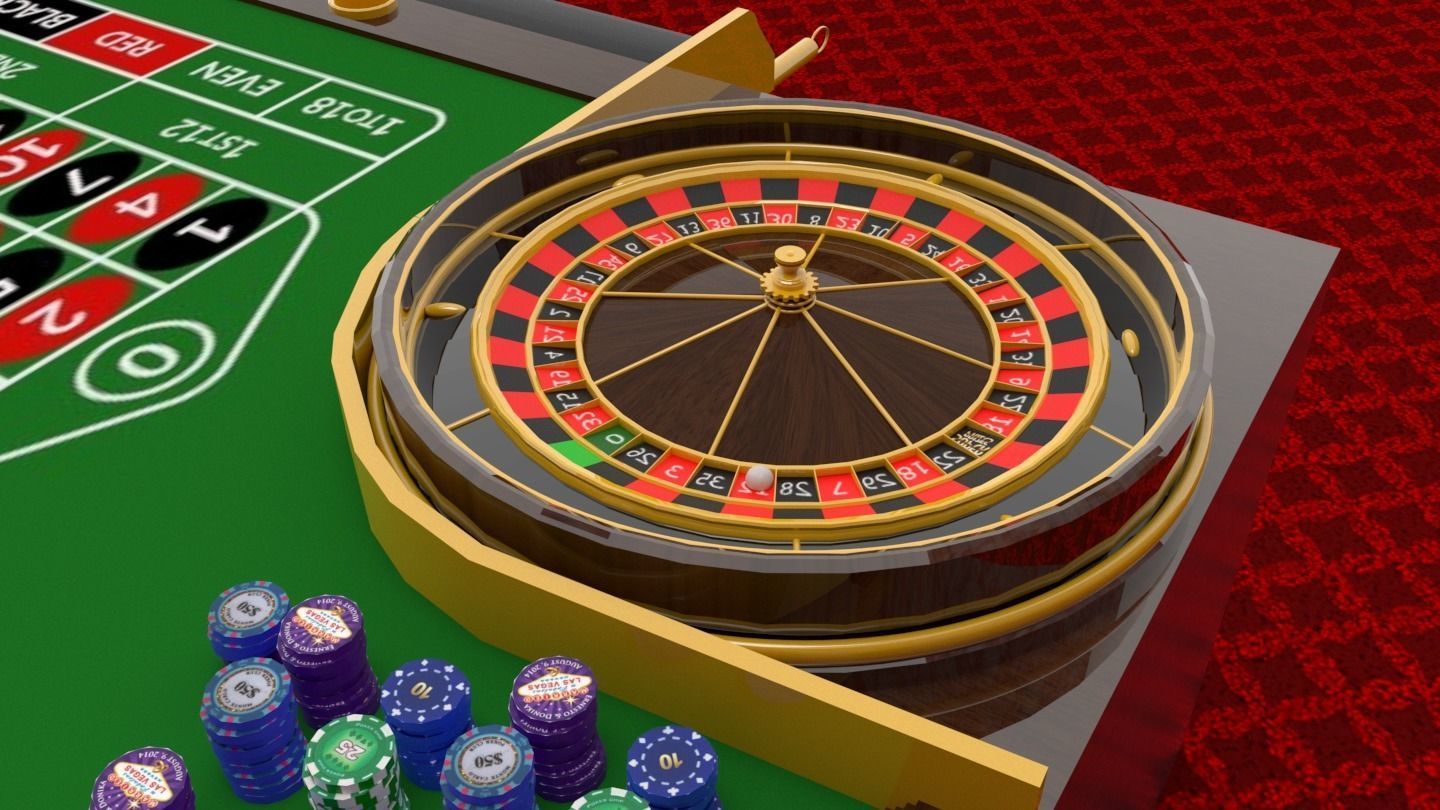 Miniature Casino Pack For Interior Design  3D model_7