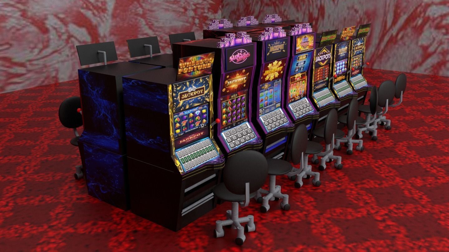 Miniature Casino Pack For Interior Design  3D model_2