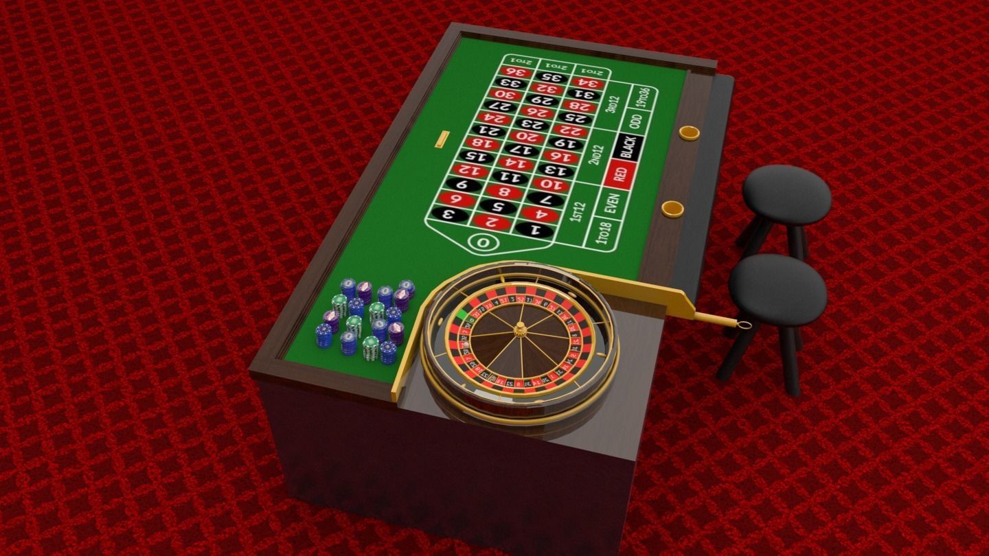 Miniature Casino Pack For Interior Design  3D model_5