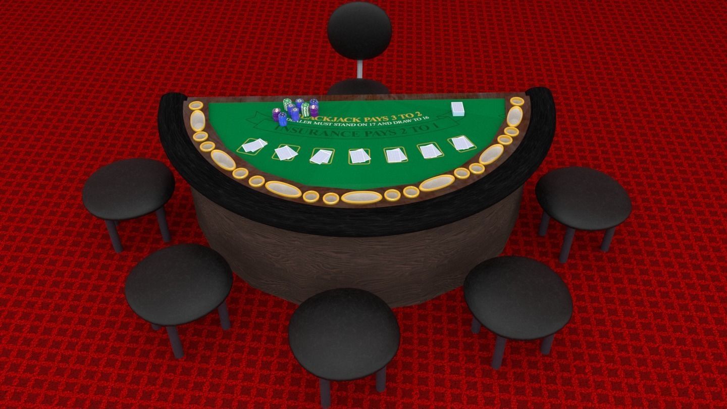 Miniature Casino Pack For Interior Design  3D model_3