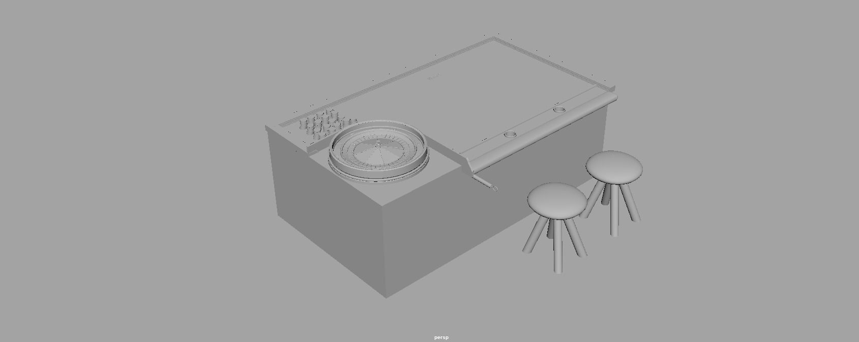 Miniature Casino Pack For Interior Design  3D model_37