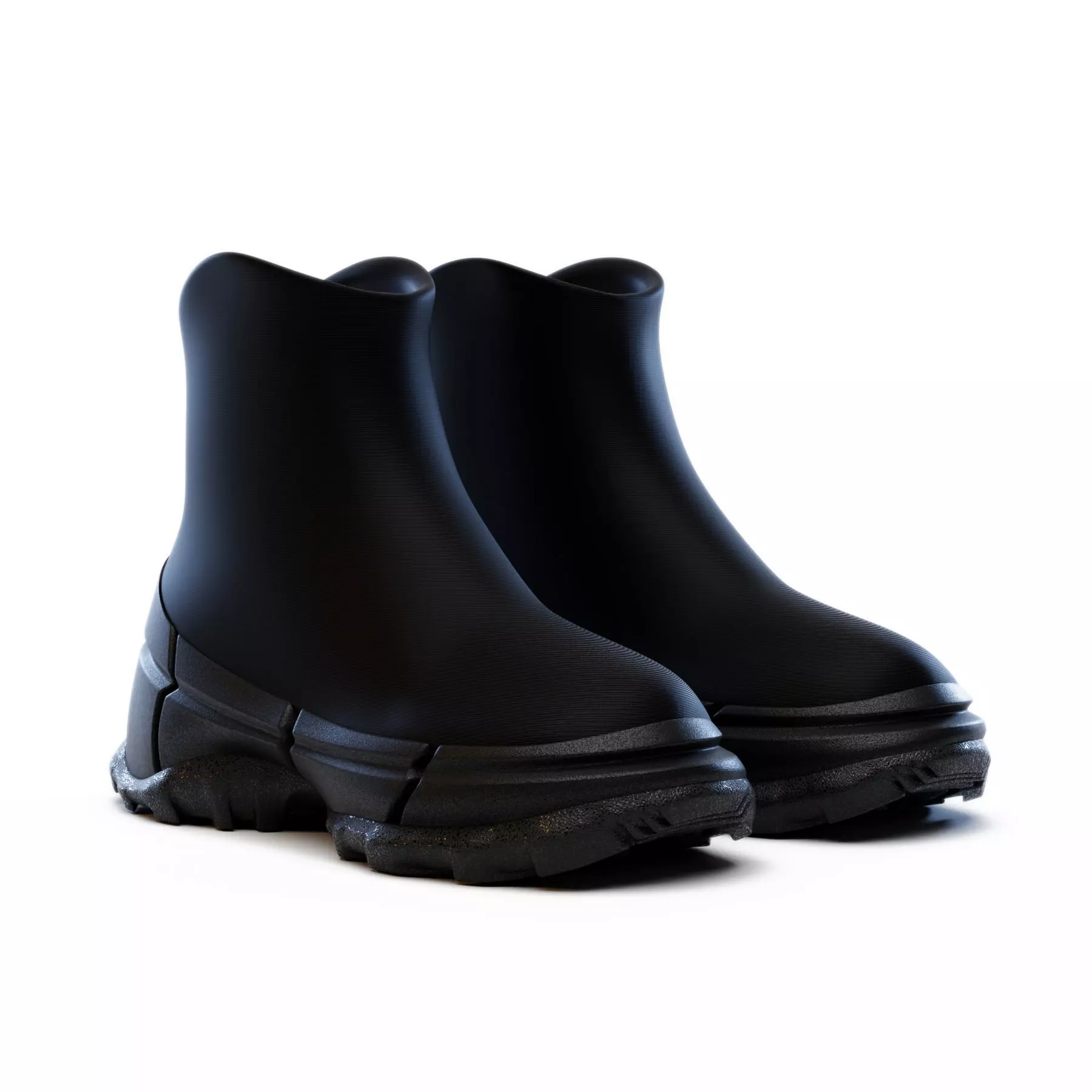 Hiking Boots 3D model_0