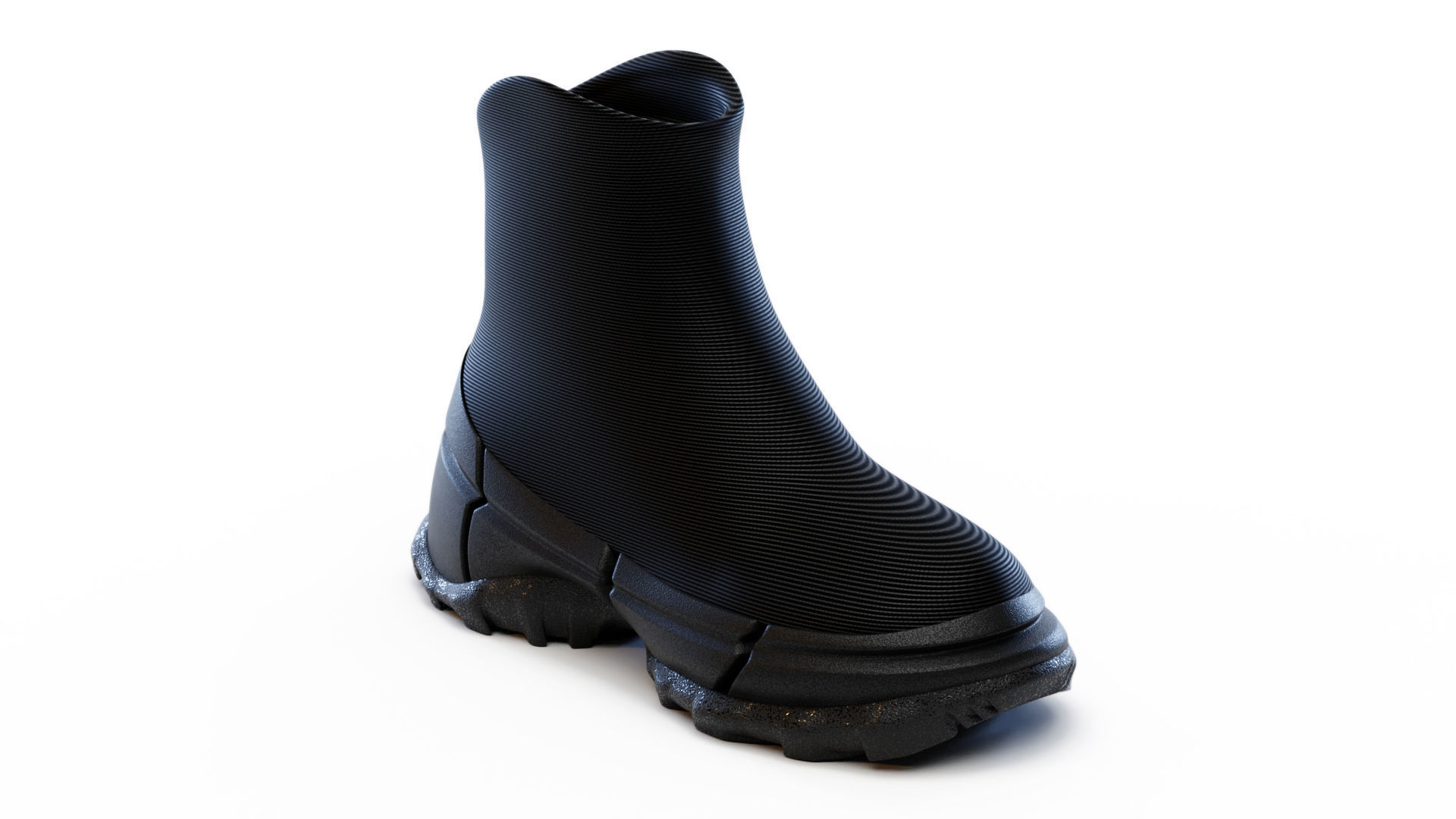 Hiking Boots 3D model_9