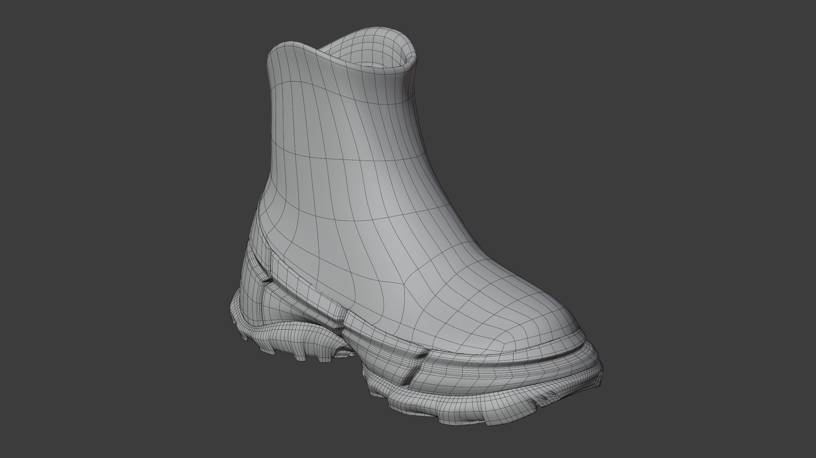 Hiking Boots 3D model_17
