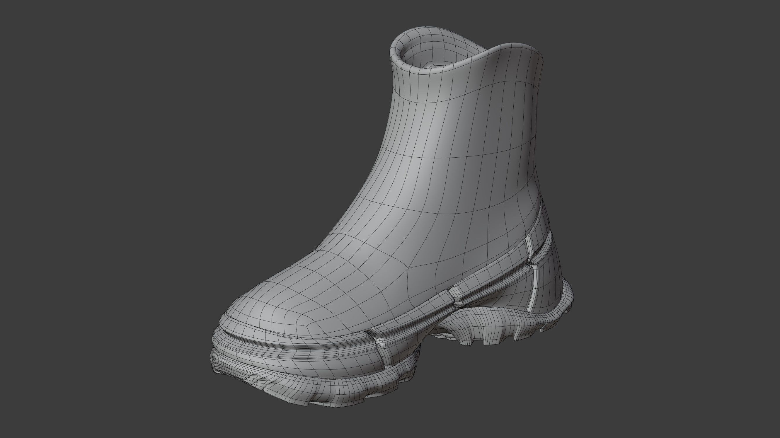 Hiking Boots 3D model_15