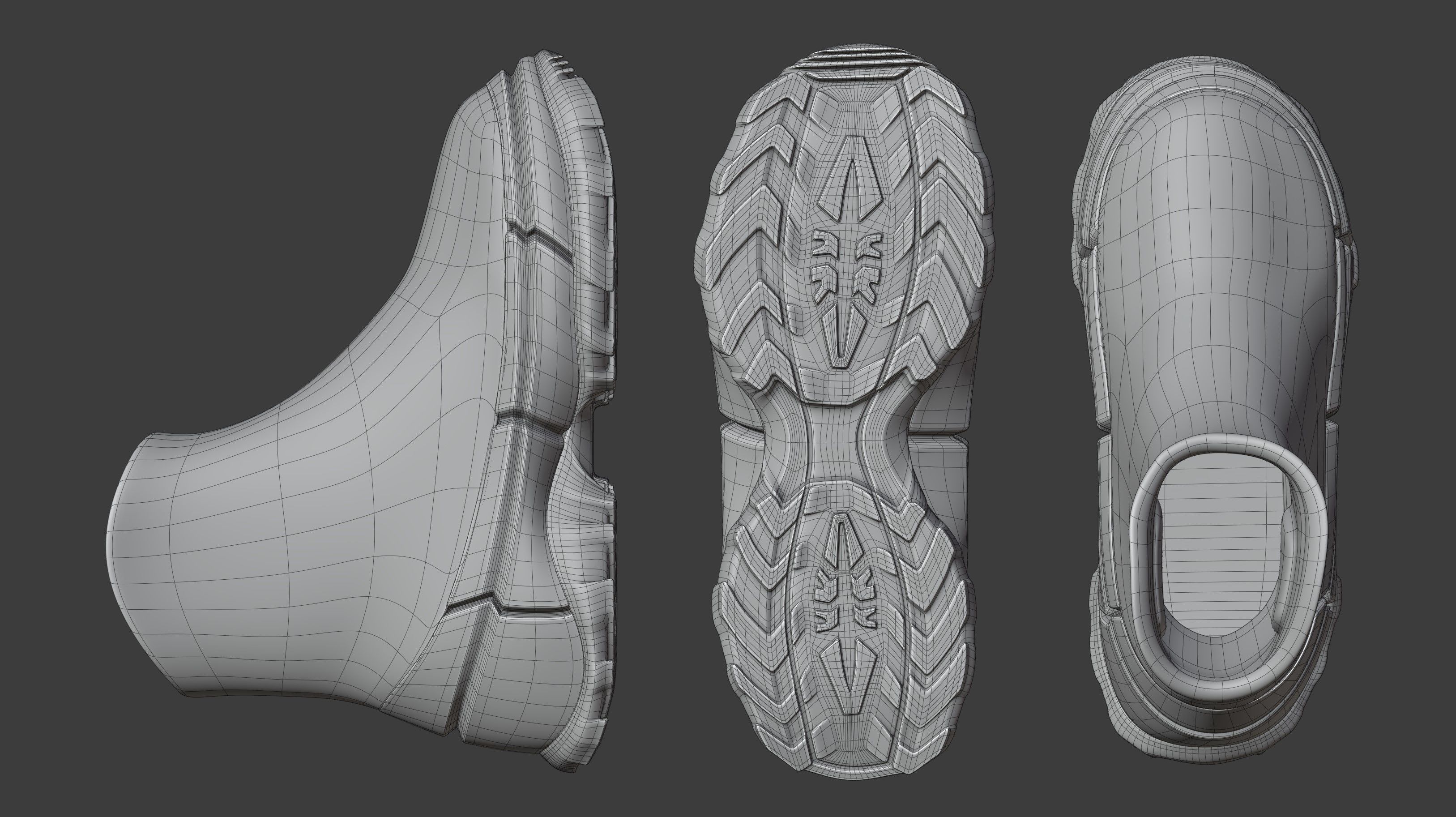 Hiking Boots 3D model_2