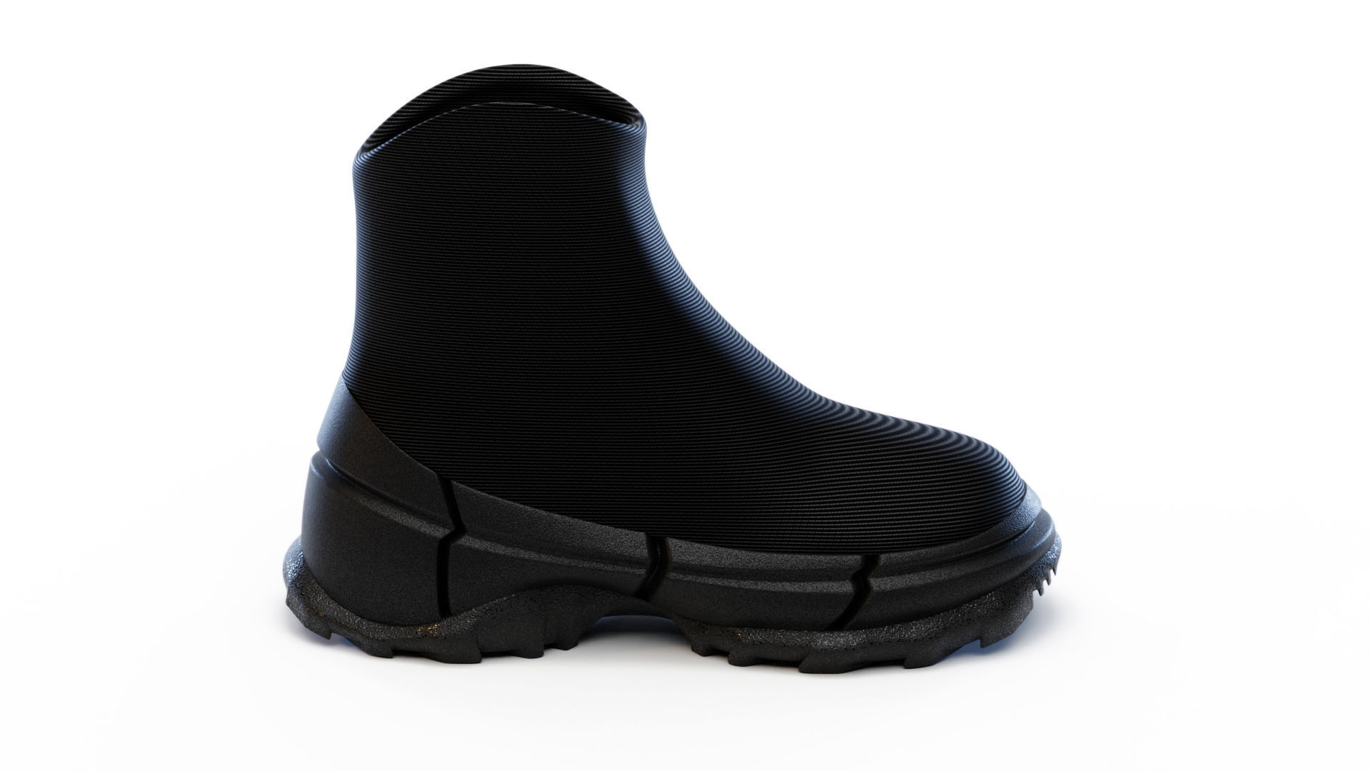 Hiking Boots 3D model_10