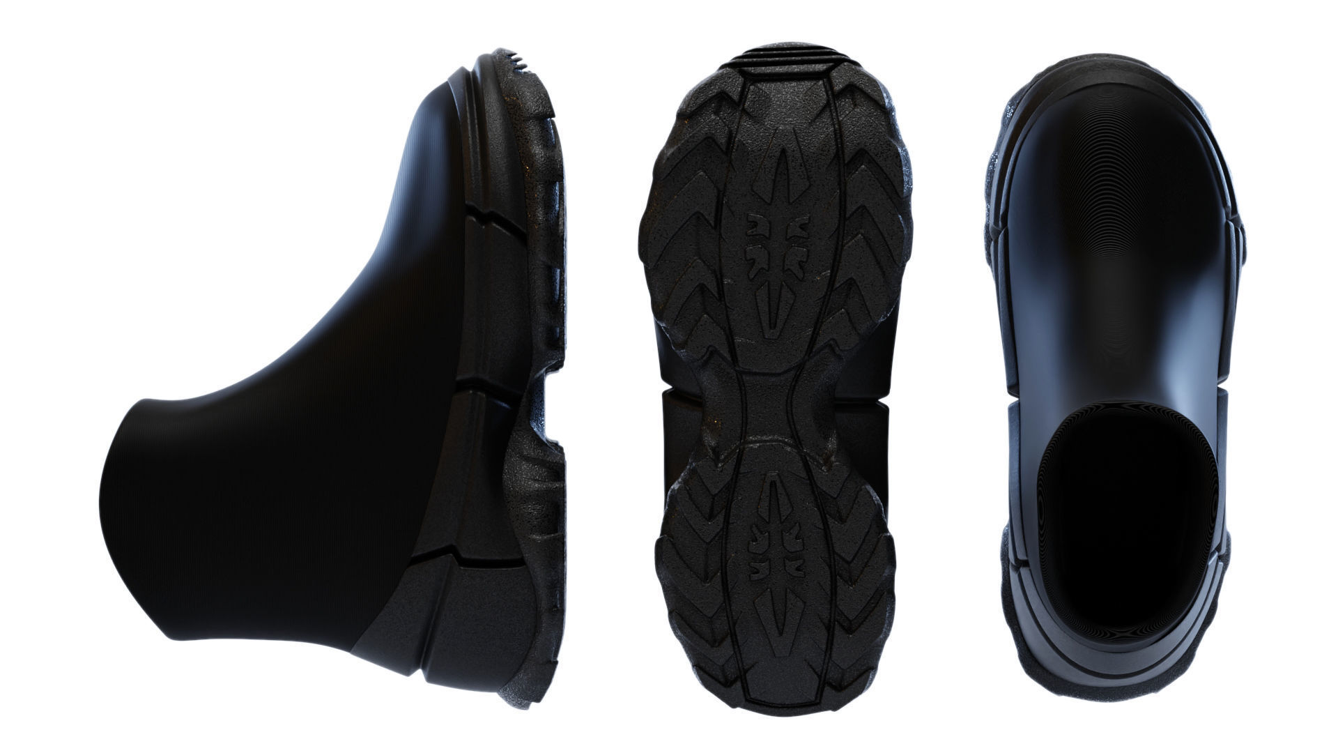 Hiking Boots 3D model_1