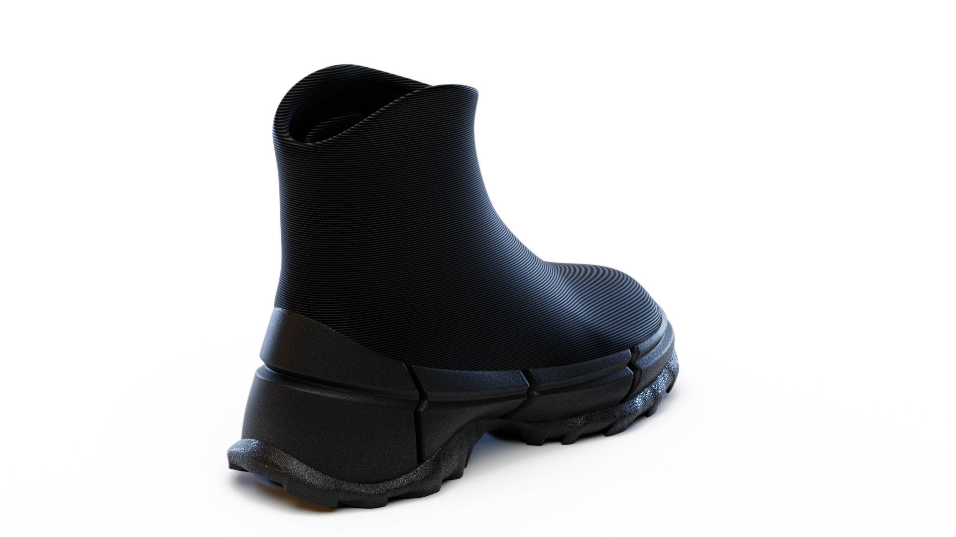 Hiking Boots 3D model_3