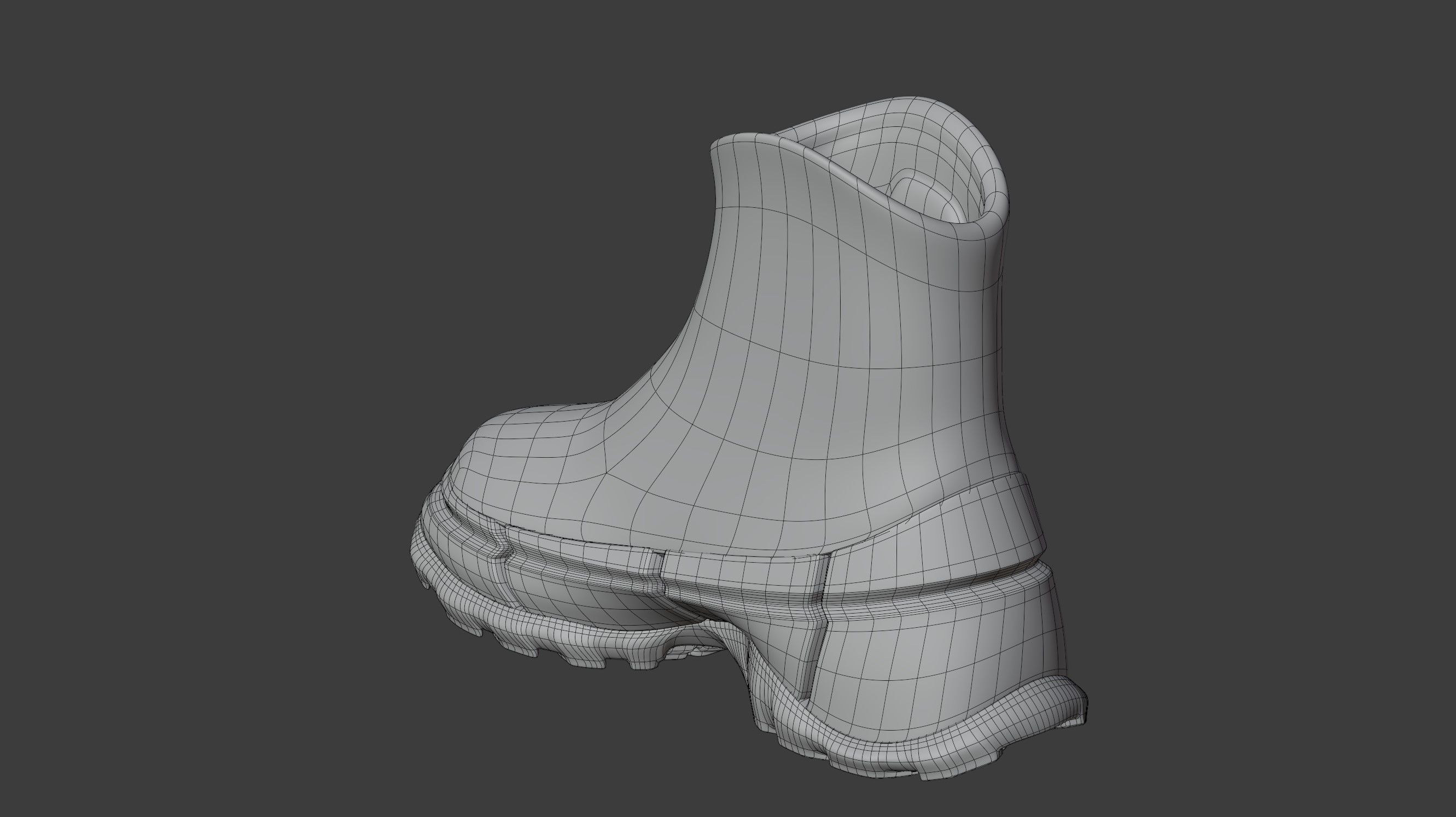 Hiking Boots 3D model_13