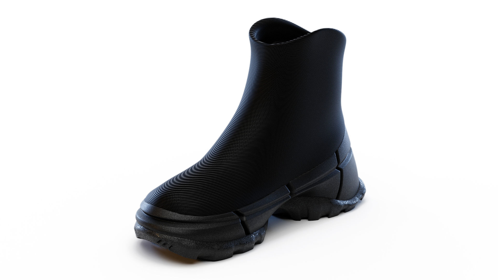 Hiking Boots 3D model_7