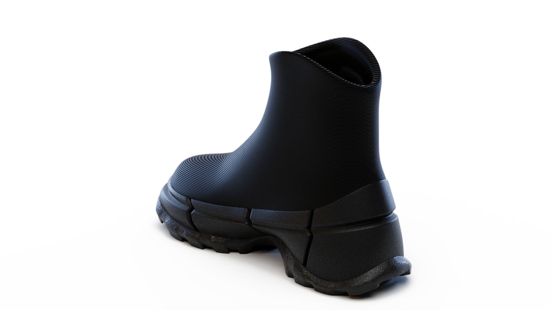 Hiking Boots 3D model_5