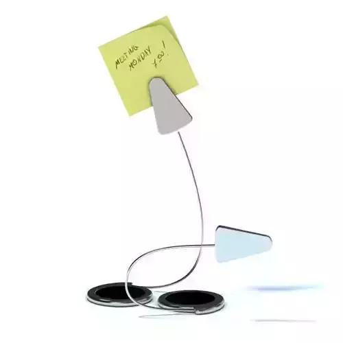 Office Gadget For Note Holding 3D model