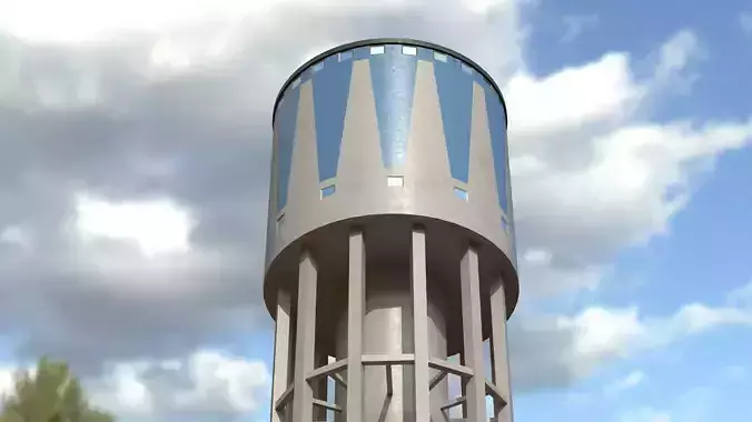 Watertower bryggareberget Karlskrona