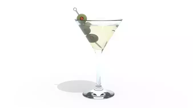 Martini Cocktail - with Olives