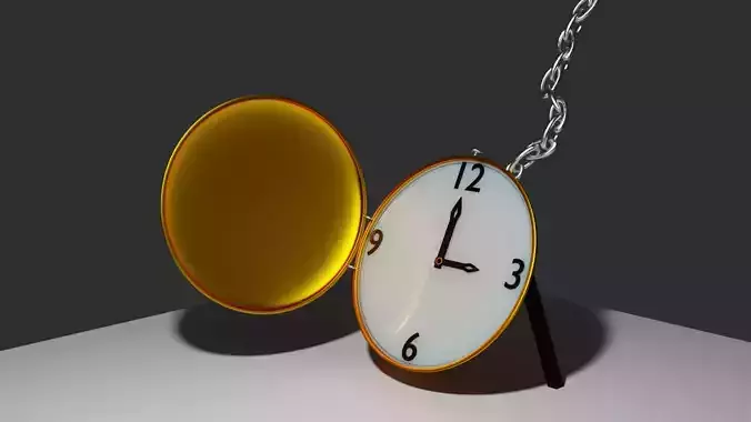 3d model of clock