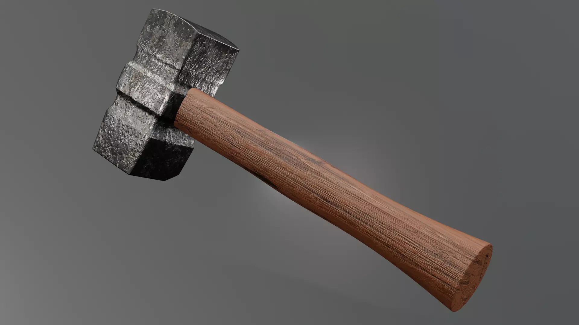 Hammer-forging hammer 3D model